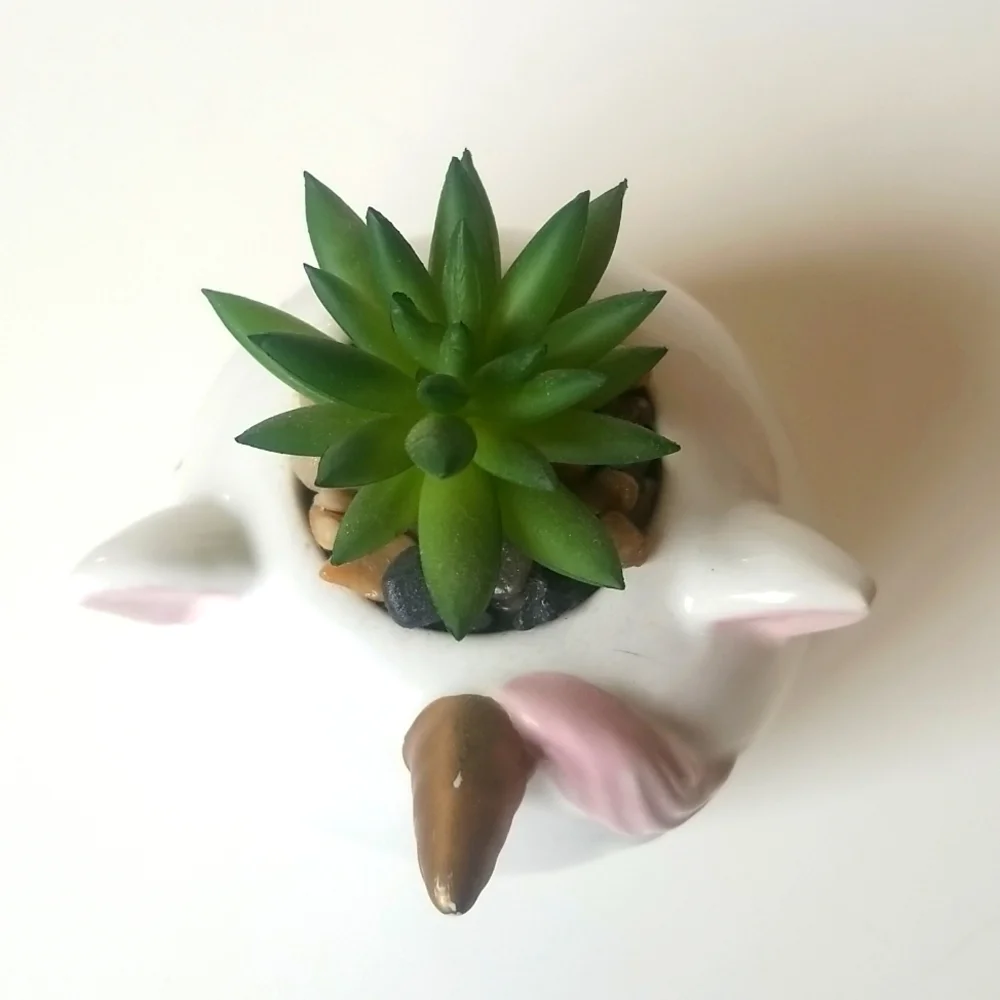 Unicorn Succulent Faux Plant